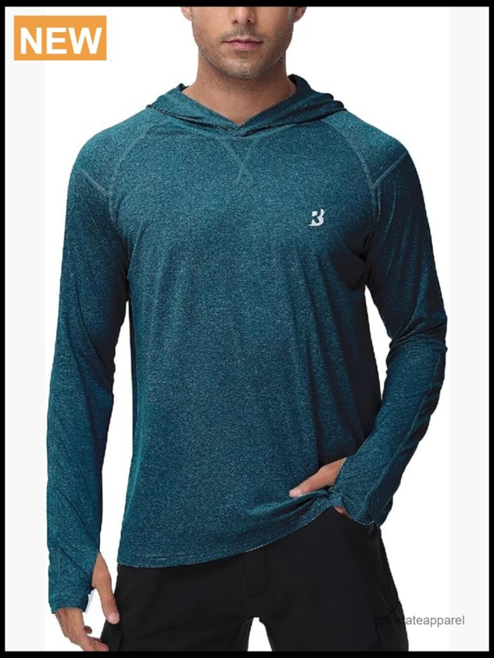 UPF 50+ Long Sleeve Fishing Sun Hoodie Quick Dry Rash Guard